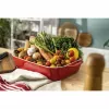 ZWILLING Staub Ceramiczny prostokątny zestaw do pieczenia 3 szt., czerwony, maks. 300°C