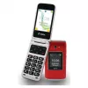 Telefon z klapką Olympia VITUS 4G — 2,8 cala (7,11 cm) LCD, Bluetooth, radio FM, 147 g, czerwony