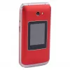 Telefon z klapką Olympia VITUS 4G — 2,8 cala (7,11 cm) LCD, Bluetooth, radio FM, 147 g, czerwony