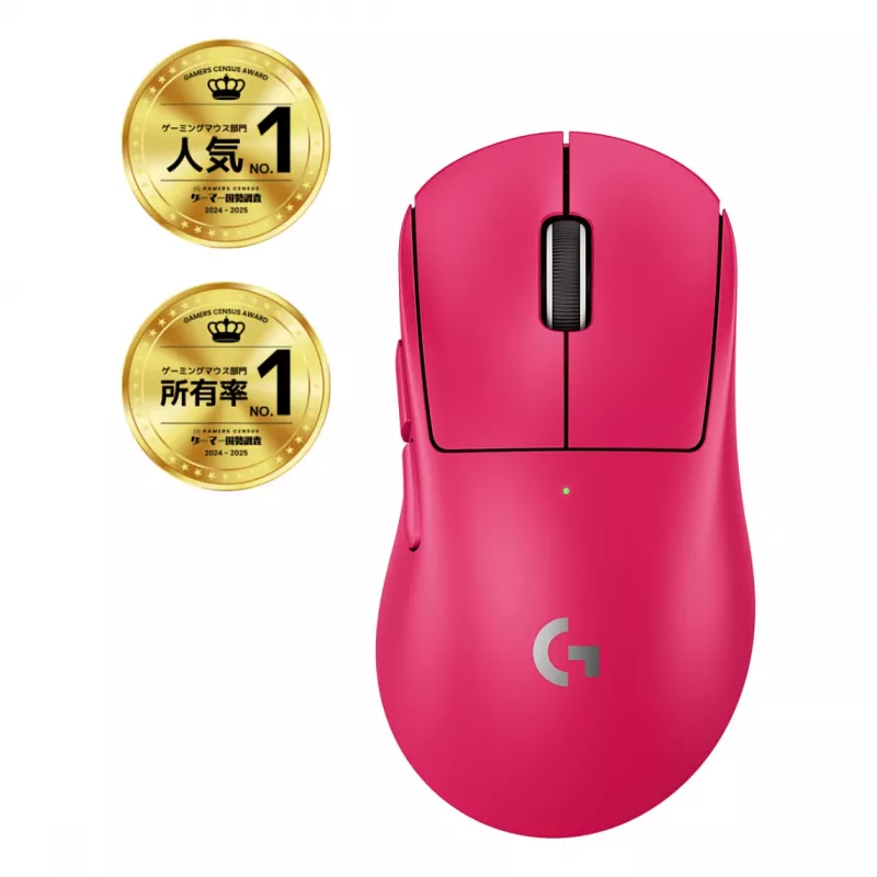 Mysz Logitech G 910-007374 praworęczna RF bezprzewodowa optyczna 44 000 DPI 1 ms 5 przycisków magenta