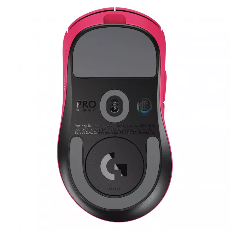 Mysz Logitech G 910-007374 praworęczna RF bezprzewodowa optyczna 44 000 DPI 1 ms 5 przycisków magenta