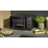 Kuchenka mikrofalowa z grillem SEVERIN MW 7792, wolnostojąca, 20 l, 900 W, czarna, przyciski i pokrętło