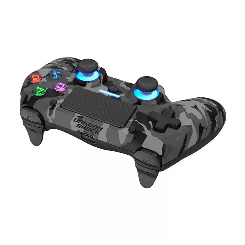 Kontroler Dragonshock Mizar+ Wireless Grey Camo PS4/PC