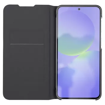 Etui z klapką do Samsung Galaxy A37 firmy Samsung, model GP-FWA376AEABW, czarny
