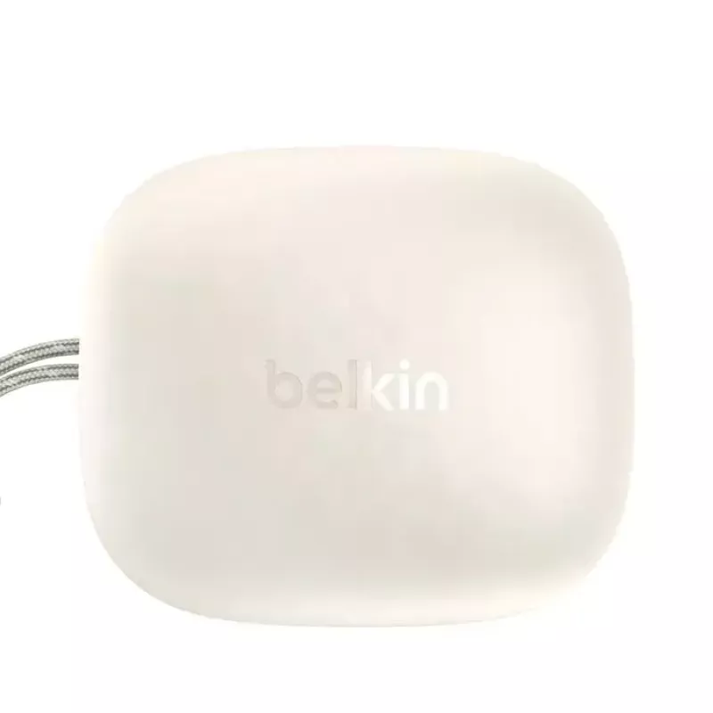 Zestaw słuchawkowy Belkin SoundForm Anywhere — douszny przewodowy i bezprzewodowy (USB-C, Bluetooth), biały, 4 g