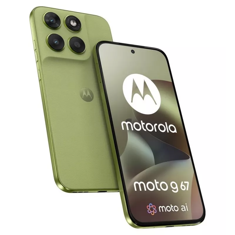 Smartfon Motorola G67 5G 8GB/256GB Nile — 6,78 cala 120 Hz pOLED, Dimensity 6300, 50+8 MP, NFC, IP64