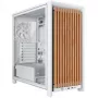 Mid-Tower PC Case CORSAIR FRAME 4000D RS Wood biały/Oak, Mid-Tower ATX-Kompatybilny, Tempered Glass