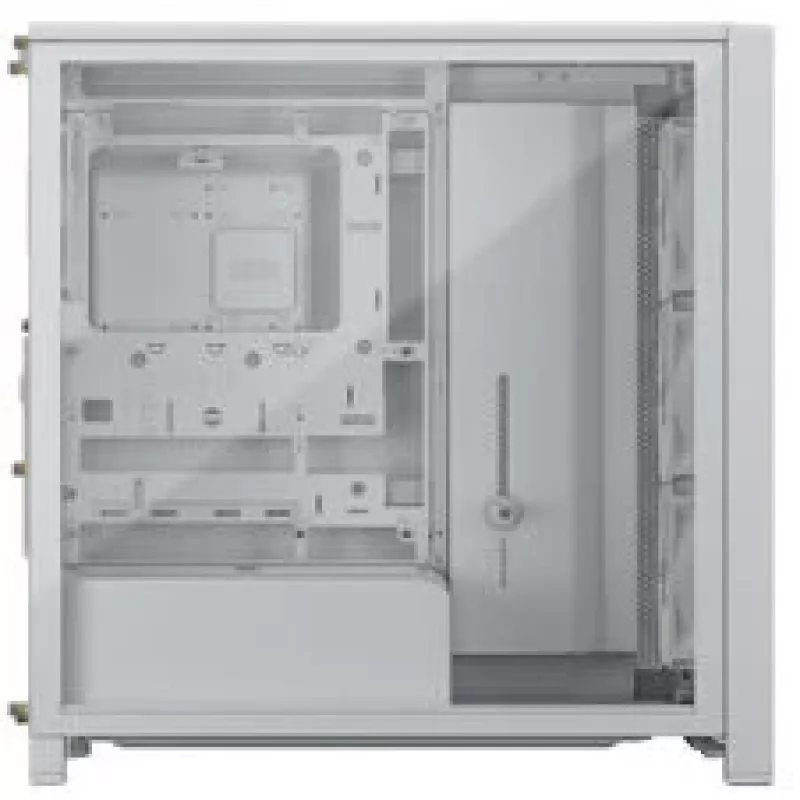 Mid-Tower PC Case CORSAIR FRAME 4000D RS Wood biały/Oak, Mid-Tower ATX-Kompatybilny, Tempered Glass