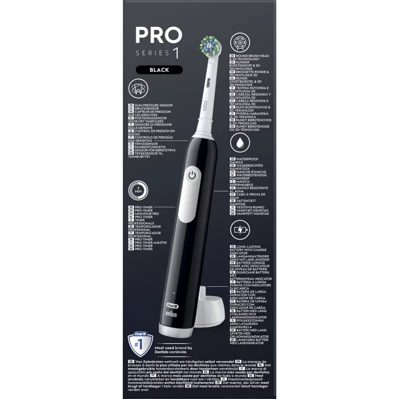 Szczoteczka elektryczna BRAUN Oral-B Pro Series 1, czarna