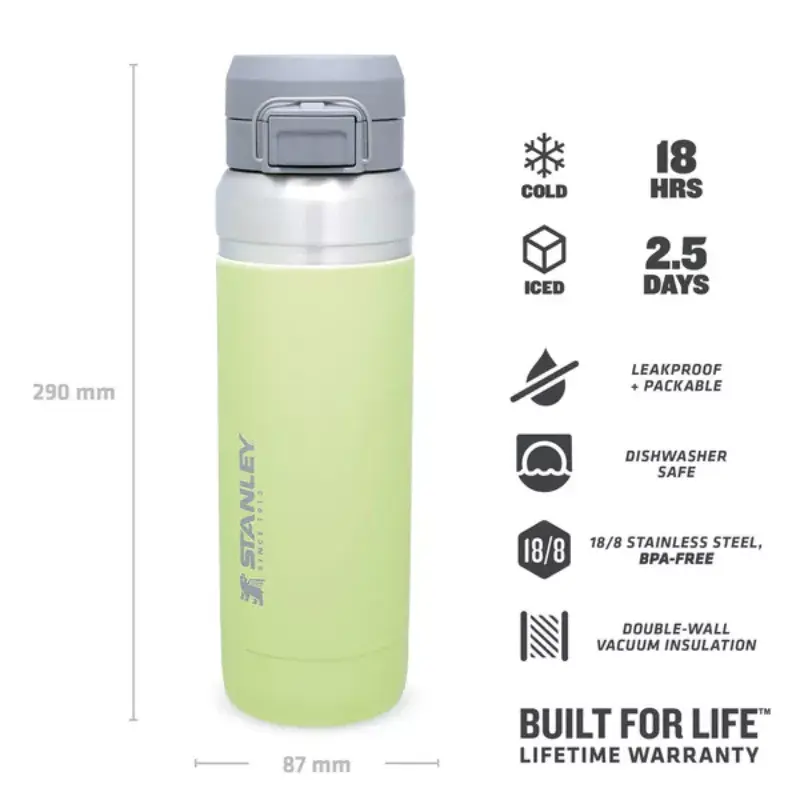 Butelka termiczna STANLEY The Quick Flip Go 1,06 l, cytrynowożółta