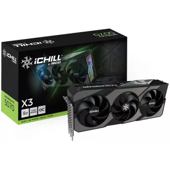 Karta graficzna Inno3D iChill GeForce RTX 5070 X3 — 12 GB GDDR7, 192-bit, PCIe 5.0