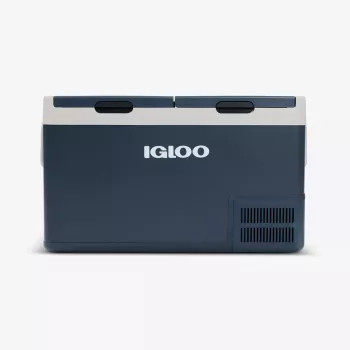 Lodówka turystyczna Igloo ICF 80DZ 83 L elektryczna (AC/DC, 100–240 V) niebieska/szara