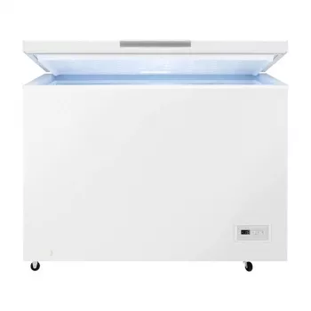 Zamrażarka skrzyniowa AEG AHB531D1LW – wolnostojąca, pojemność 308 l, 4 gwiazdki, wydajność zamrażania 21 kg/24h, klasa energetyczna D, biała