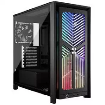 Obudowa PC Corsair FRAME 4000X RS Mid-Tower Czarna RGB-Fan 4x RS120 PWM
