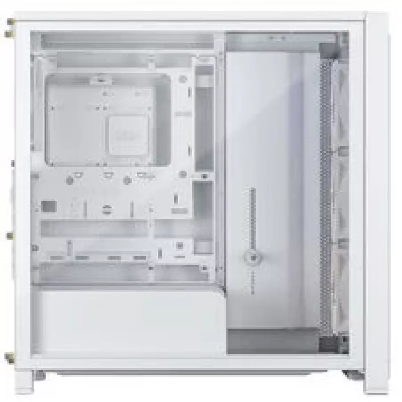Corsair FRAME 4000X RS PC-Gehäuse, Midi-Tower, E-ATX - 4x RS120-Lüfter, weiß