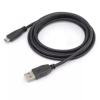 Kabel EQUIP USB 2.0 C na A M/M, 0,3 m, USB 2.0 480 Mbps, styki niklowane, czarny
