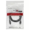 Kabel EQUIP USB 2.0 C na A M/M, 0,3 m, USB 2.0 480 Mbps, styki niklowane, czarny