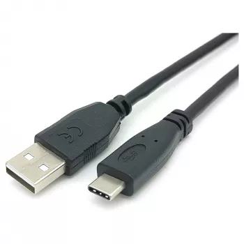 Kabel EQUIP USB 2.0 C na A M/M 0,5 m, USB 2.0, 0,48 Gbit/s, styki niklowane, czarny