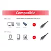 Kabel USB-C na USB-C 2.0 EQUIP 128833, 0,5 m, PD 60 W, 0,48 Gbit/s, styki niklowane, czarny