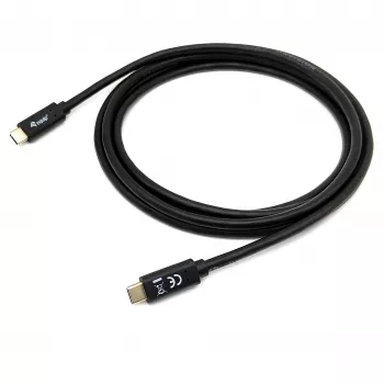 Kabel USB-C na USB-C EQUIP 128348, USB 3.2 Gen 1 (5 Gbps), PD 60W, 0,5 m, czarny