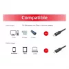 Kabel USB-C na USB-C EQUIP 128348, USB 3.2 Gen 1 (5 Gbps), PD 60W, 0,5 m, czarny