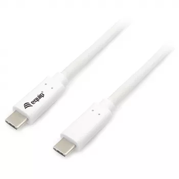 Kabel EQUIP USB 3.2 Gen 1 Typ-C do Typ-C 0,5 m PD 60 W 5 Gb/s biały