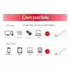 Kabel EQUIP USB 3.2 Gen 1 Typ-C do Typ-C 0,5 m PD 60 W 5 Gb/s biały