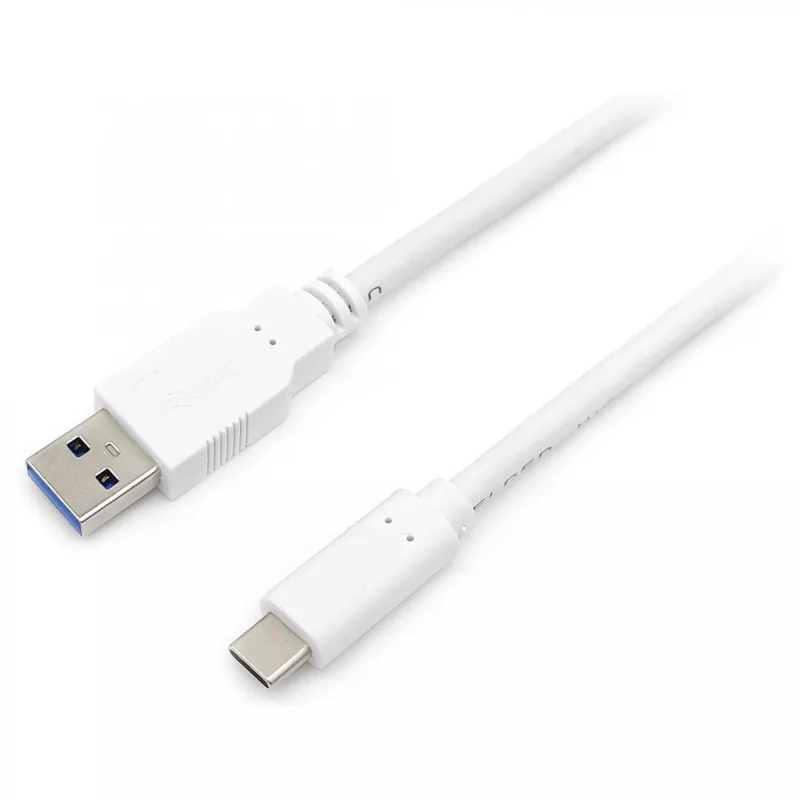 Kabel USB 3.2 Gen 1 C na A EQUIP 0,5 m 5 Gb/s biały (USB-C na USB-A, styki niklowane)