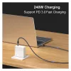 Kabel USB4 Gen3x2 C–C EQUIP 128380, 0,5 m, PD 3.1 240W, 40 Gbps, 8K/60Hz, Czarny