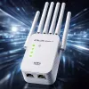 Wzmacniacz sygnału Wi‑Fi QOLTEC AC1200 – dwuzakresowy wzmacniacz sygnału QOLTEC AC1200