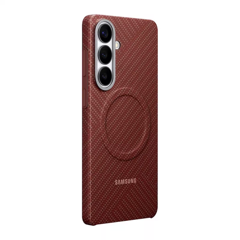Samsung Carbon Magnet etui Galaxy S26+, Czerwony