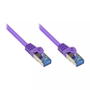 Good Connections Cat.6A kabel krosowy S/FTP HF Violet 7,5m