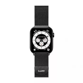 Pasek LAUT Steel Loop Czarny Stal nierdzewna
