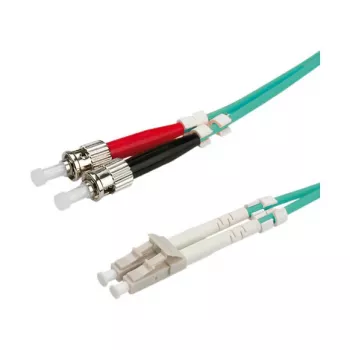 Kabel światłowodowy VALUE 50/125µm OM3 LC/ST turkusowy 3m