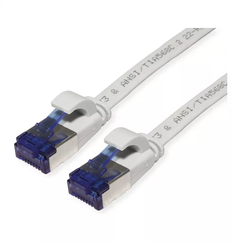 VALUE kabel krosowy Cat.6A (klasa EA) FTP, extra-Flat, Szary, 2 m