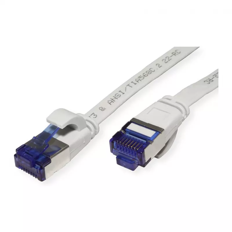 VALUE kabel krosowy Cat.6A (klasa EA) FTP, extra-Flat, Szary, 2 m