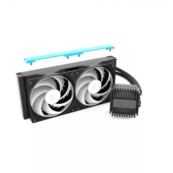 ZALMAN ALPHA2 V2 A24 240 mm CPU Liquid Cooler — closed-loop AIO, Czarny