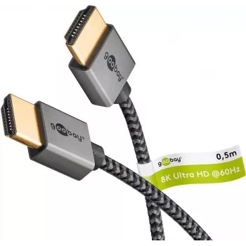 Cienki ultraszybki kabel HDMI Goobay – 8K/60 Hz (75756)
