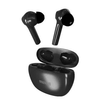 Bezprzewodowe słuchawki Maxell Dynamic+ z etui ładującym Bluetooth czarne