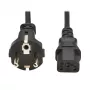 PDU Power Cord C13 to Schuko (Cee 7/7) - 10A 250V H05VV-F 2M
