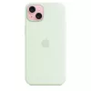 Silikonowe etui z MagSafe dla Apple iPhone 15 Plus — silikon, miętowy, do 6,7-calowego iPhone 15 Plus
