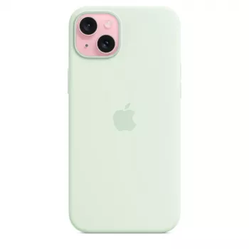 Silikonowe etui z MagSafe dla Apple iPhone 15 Plus — silikon, miętowy, do 6,7-calowego iPhone 15 Plus