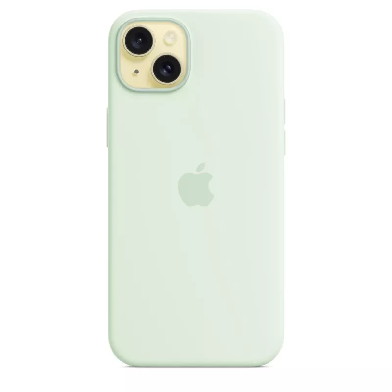 Silikonowe etui z MagSafe dla Apple iPhone 15 Plus — silikon, miętowy, do 6,7-calowego iPhone 15 Plus