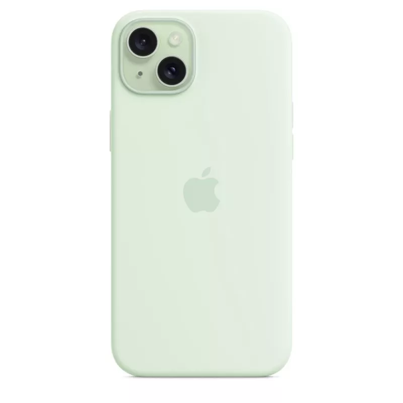 Silikonowe etui z MagSafe dla Apple iPhone 15 Plus — silikon, miętowy, do 6,7-calowego iPhone 15 Plus
