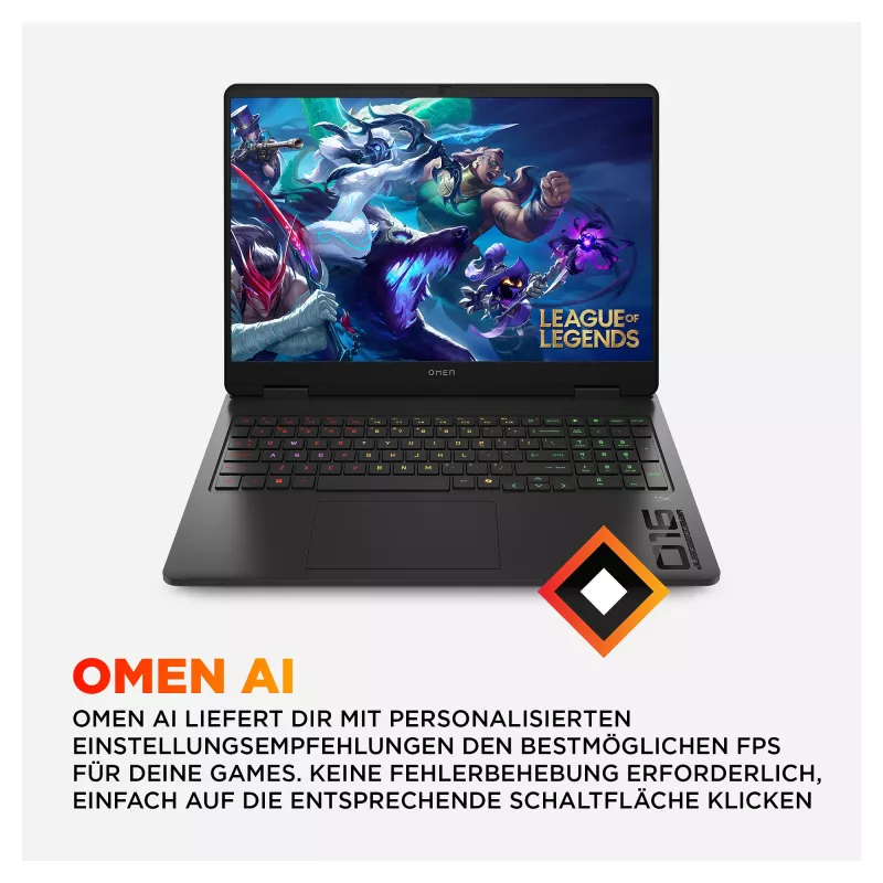 HP OMEN Gaming Laptop 16-am0495ng 16 WQXGA IPS i9-14900HX 32GB/1TB RTX 5070 Win11 - Układ klawiatury może być niemiecki