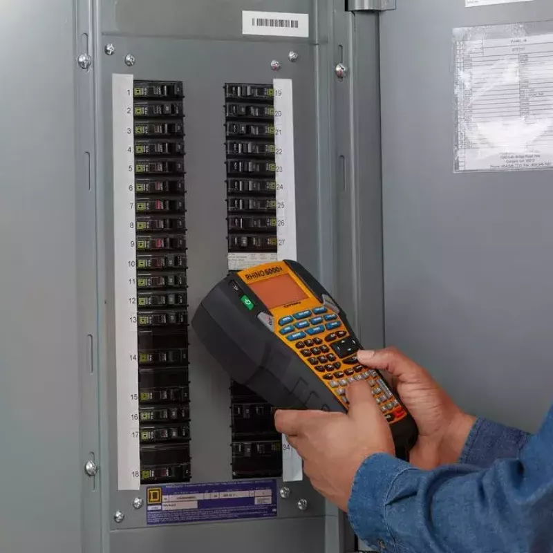 DYMO RHINO 6000+ ABC CASE UK Termiczna bezpośrednia Termotransferowa Czarny Żółty