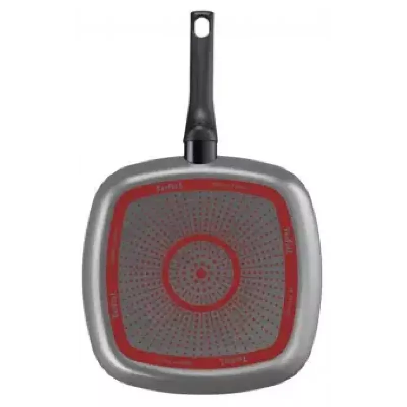 Patelnia grillowa Tefal Easy Plus B5694053 Kwadratowa Szara 260mm