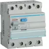 Przekaźnik różnicowoprądowy Hager CD441J 30 mA 4×40 A AC