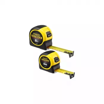 Taśma miernicza STANLEY FatMax Blade Armor 5 m / 8 m — kompaktowa taśma pomiarowa ze wzmocnioną końcówką