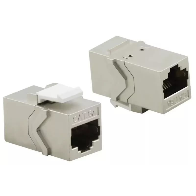 Keystone module Helos 304268 płaski srebrny RJ-45